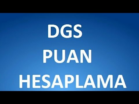 DGS Puan Hesaplama (Yeni Sisteme Uyumlu)