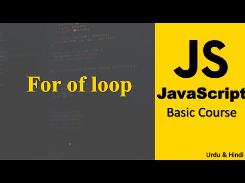 For of loop in JavaScript  | JavaScript Course in Hindi