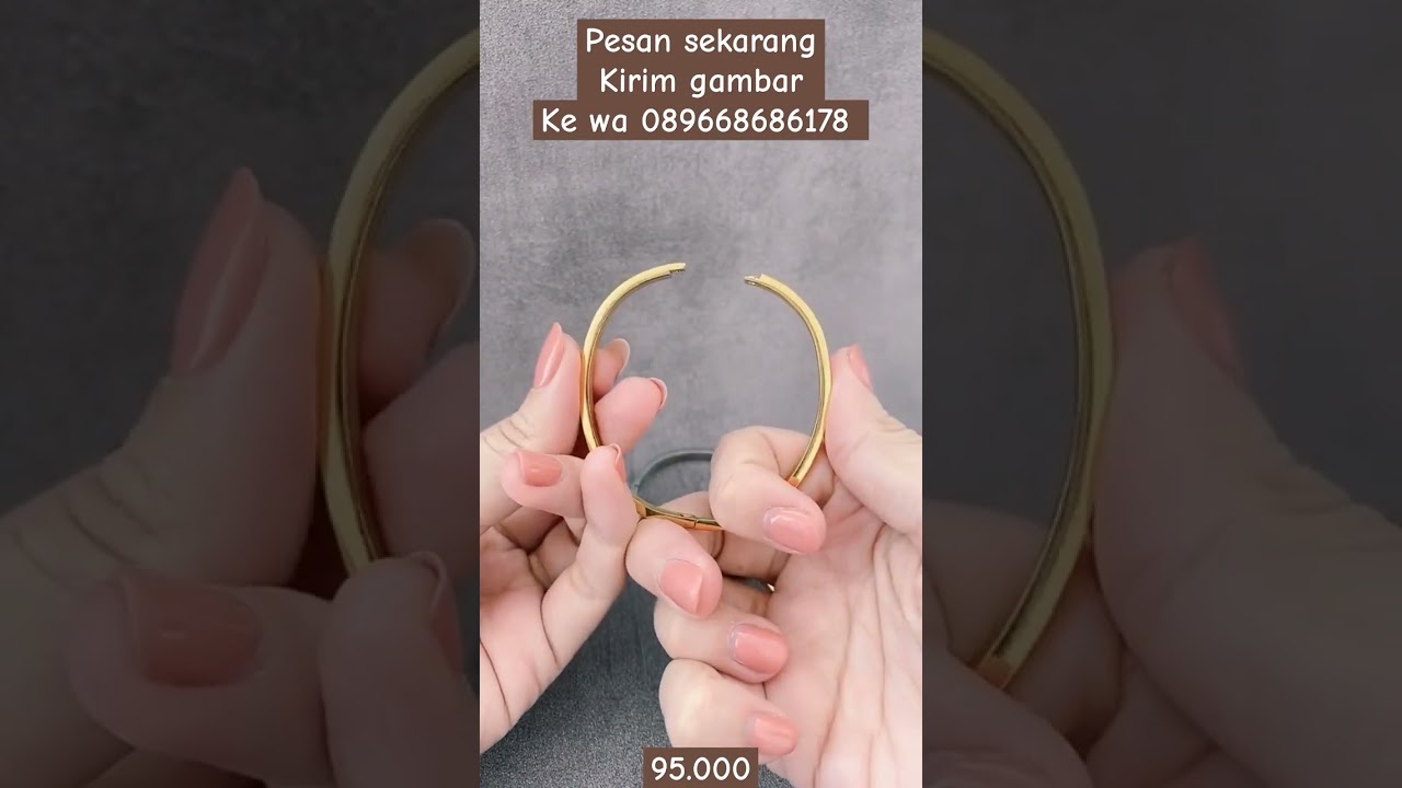 hadir lagi ❗gelang keroncong cartier isi 3 gold silver rose gold 