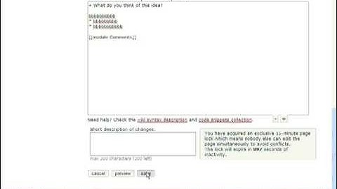 WikiDot -- Adding Comments