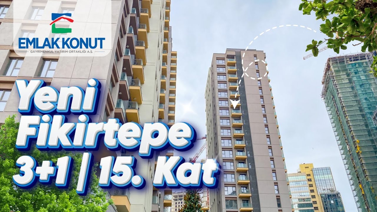 Yeni Fikirtepe Emlak Konutları'nda | 3+1 | 138m2 | 15.Kat Satılık Daire! #yenifikirtepe #fikirtepe