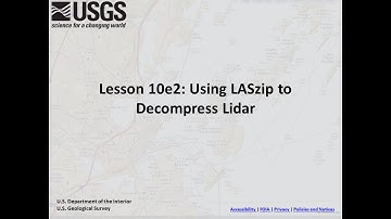 Lesson 10e2 - Using LASzip to Decompress Lidar