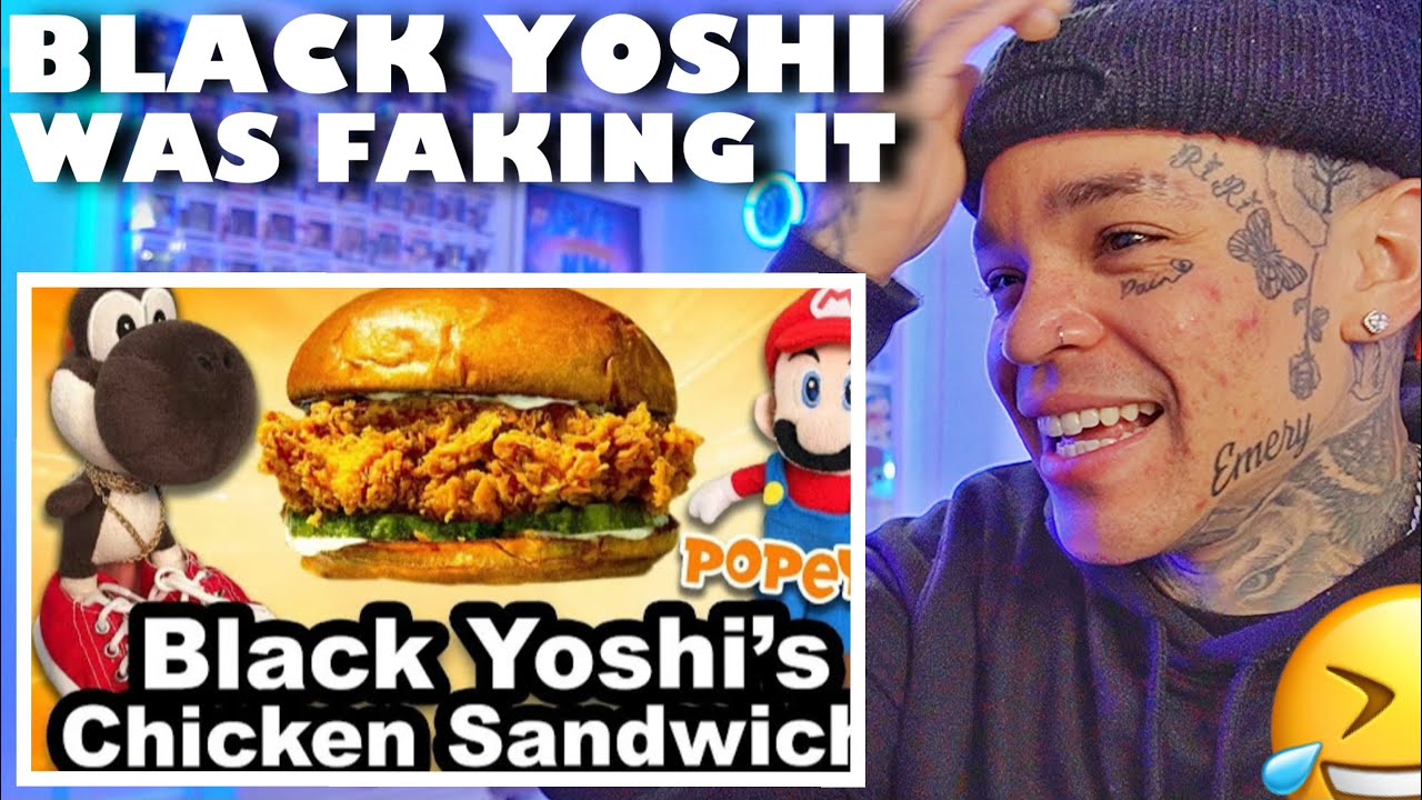 SML Movie: Black Yoshi's Chicken Sandwich [reaction] - YouTube