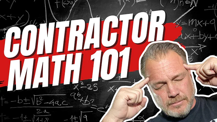 Contractor Business Math Crash Course | TCF830