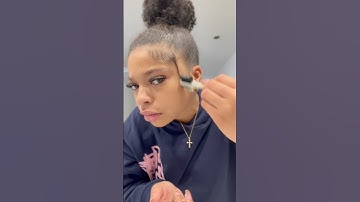 high bun with edges tutorial | michelle faleese #naturalhair #curlyhair #naturalhairtutorial #viral