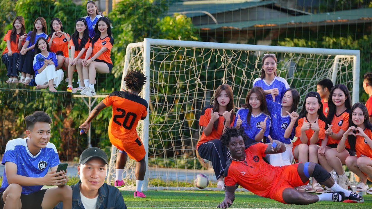 Theo chân Team Gãy đi xem đá bóng - Linh Anh p1