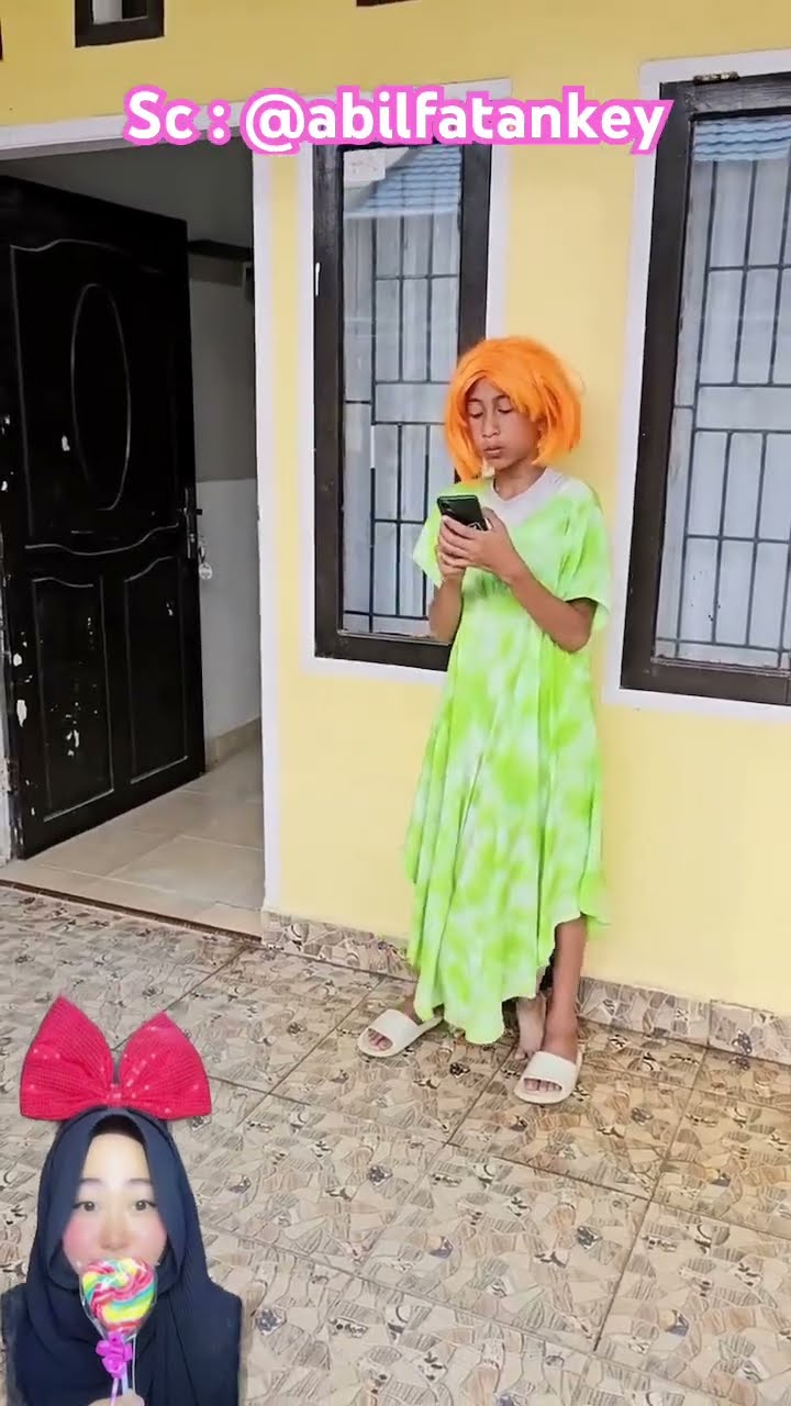 DIA NANGIS DI KEJAR PAPA ⁉️? @abilfatankey #shorts #funny #dubbing