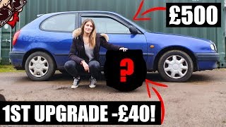 🐒 ROLLO THE BUDGET SLEEPER PROJECT! £500 TOYOTA COROLLA BUILD