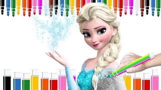 JUEGO DE COLOREAR A FROZEN Coloring Page, Book, Game Video for Kids screenshot 3