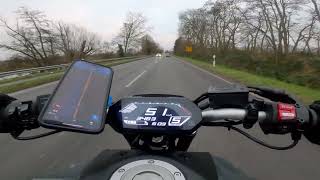 Motor eten geven I YAMAHA MT-07 2021 35KW AKRAPOVIC CARBON  [4K]