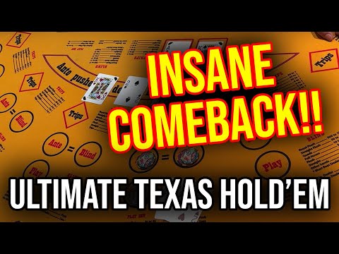 AN INSANELY LUCKY RUN ON ULTIMATE TEXAS HOLD'EM!! @renotahoe #ad