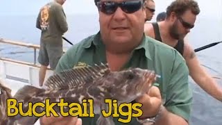 Dan Hernandez Using Bucktail Jig For Rock Fish Sport Fishing