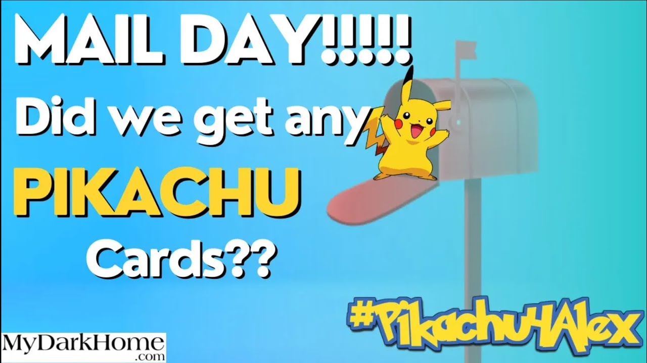 MAIL DAY! Another bunch of Pikachu cards for the collection! 