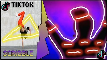 Advance Glowing lines Scribble Effect in Tiktok video | Scribble Effect in video | Tiktok New Trend