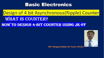 4-Bit Ripple counter (Asynchronous Counter)