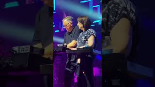 New Order Bernard Sumner Joins Gillian Gilbert On Keyboards