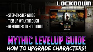 TWD RTS: Mythic Levelup Guide, How to Upgrade Characters! The Walking Dead: Road to Survival Tips