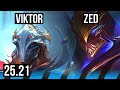 VIKTOR vs ZED (MID) | 6/2/12 | KR Master | 25.21