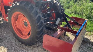 How to Properly Grade Gravel Drive with a Box Blade