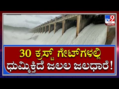 Dam Gate Open: ಕ್ಷಣಕ್ಷಣಕ್ಕೂ ಹೆಚ್ಚಾಗ್ತಿದೆ ತುಂಗಭದ್ರಾ ಡ್ಯಾಂನ ಹೊರಹರಿವು | Tv9 Kannada