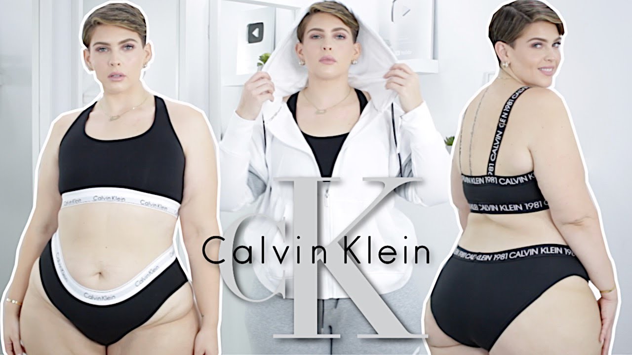 HOW TO BE CONFIDENT IN YOUR CALVINS! Calvin Klein Plus Size Try On