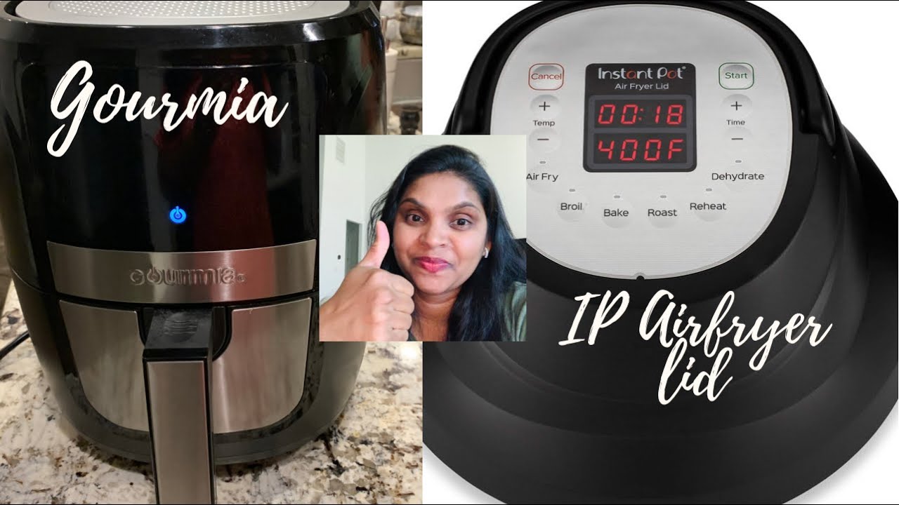 Gourmia One-Lid Pressure Cooker Air Fryer