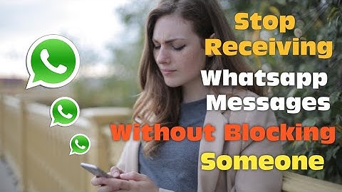 How to Stop Receiving WhatsApp Messages without blocking someone #whatsapp #technicaldminds #youtube