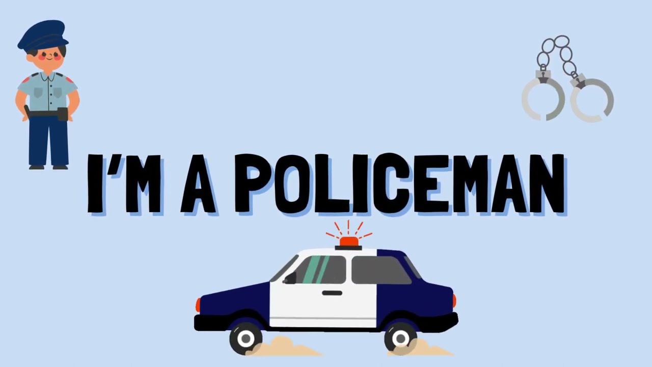 i am a policeman dressed in blue lyrics I'm _ Kids Song _ june100 As You Know It Color:Pear