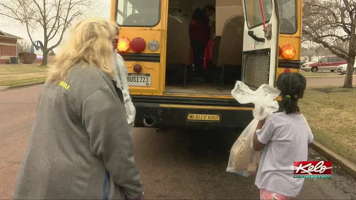 Sioux Falls School District sending out food and supplies using school buses