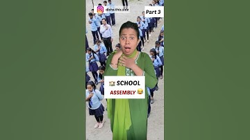 🏫 SCHOOL Assembly ‘Part 3’ 😂 #comedy #funny #youtubeshorts #viral #school