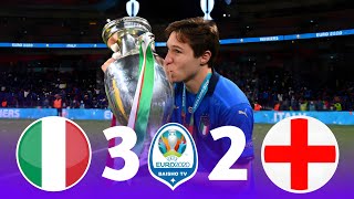 Italy-England 1×1 (3×2) Euro 2020 final high quality 1080p Arabic commentary a dramatic match