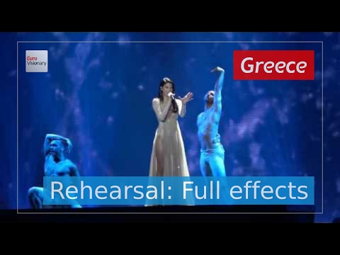 Demy - This is Love - Greece - Rehearsal (Full Effects) - Eurovision Song Contest 2017 (4K)