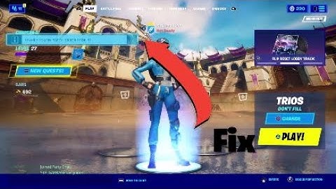 How to fix fortnite lobby | Error code 91,93