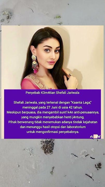 Penyebab kematian artis Bollywood ini #seputaranbollywood #bollywood