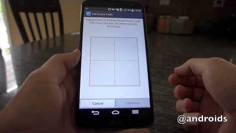 LG G Pro 2: setting up and using Knock Code
