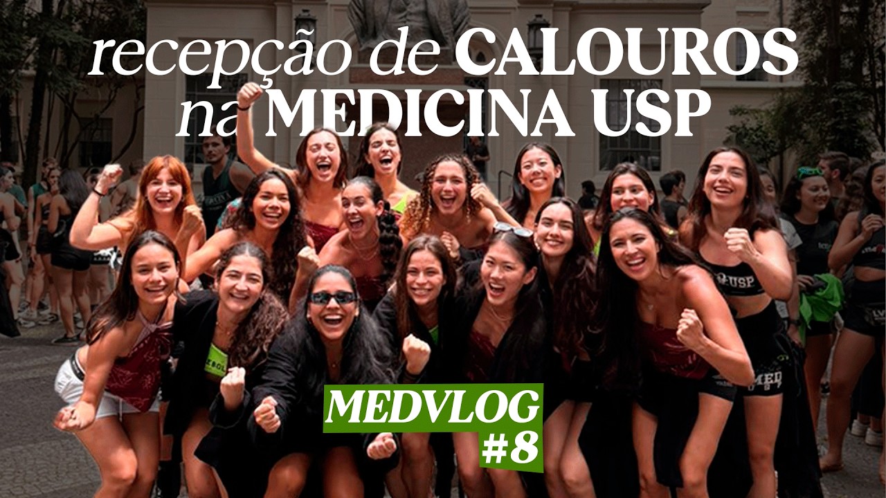 MEDVLOG #8 | recepção de CALOUROS na MEDICINA USP