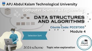 DATA STRUCTURES AND ALGORITHM | MODULE 4 PART 2 | S3 CSE | KTU 2024 SCHEME