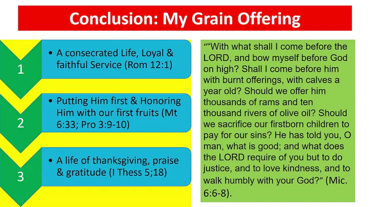 Christ, Our Grain Offering - LIm Cher Yam