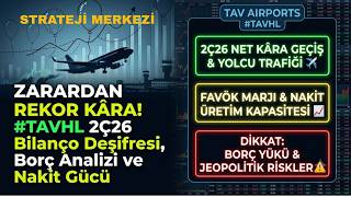 #TAVHL  2026 2. Çeyrek Bilançosu Temel Analiz ve   Teknik Analiz
