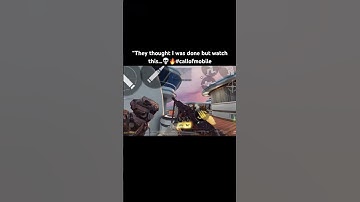 They thought I was done, but watch this… 💀🔥 #CallOfDutyMobile” #callofduty #trending #viral #cod