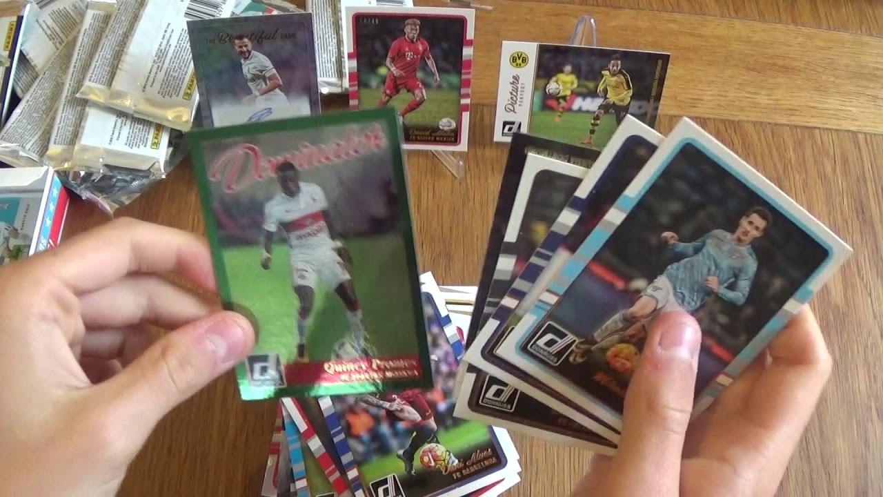 Hand Signed Autographs!!!! Donruss soccer Panini football cards 2016 from the USA trading screen