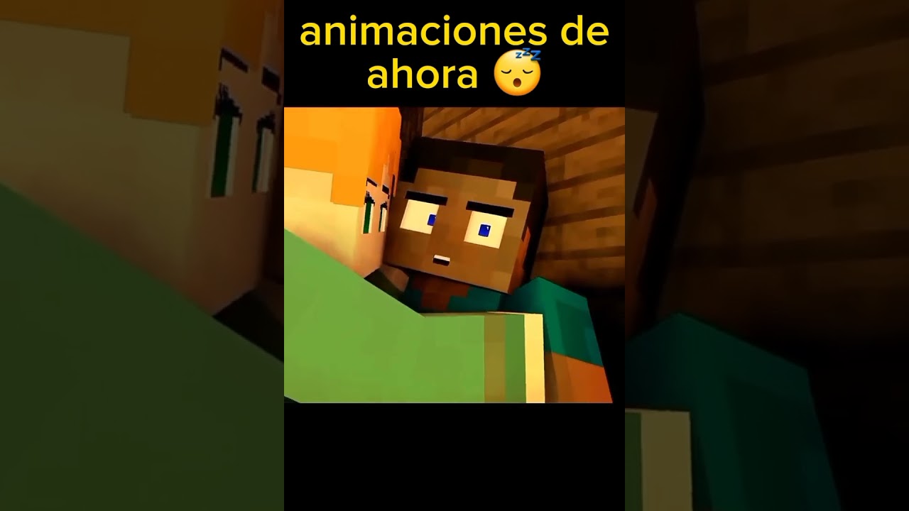 animaciones de minecraft ahora vs las de antes