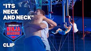 Who WILL Take the Fast Pass? Ben Polson vs Bryson Klein | Australian Ninja Warrior | S5 EP 1 | Clip