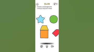 Brain Out | No 83 | Master Gaming Mind | MGM | Create a rectangular with unequal adjacent sides