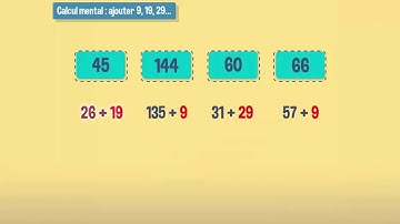 Approche du calcul mental : ajouter 9, 19, 29… - CE2