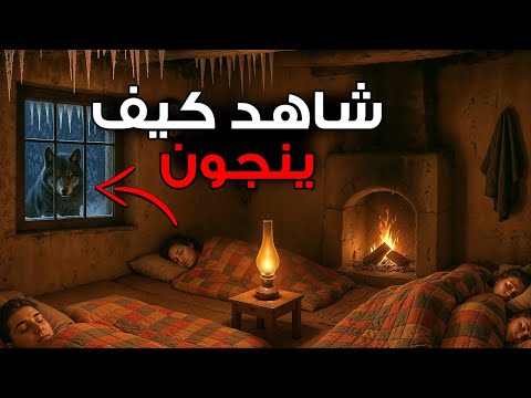 النجاة في أبرد قرية في أفغانستان الروتين الصباحي المبكر الطهي ورعاية الحيوانات