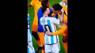 Messi Grabs Their Necks