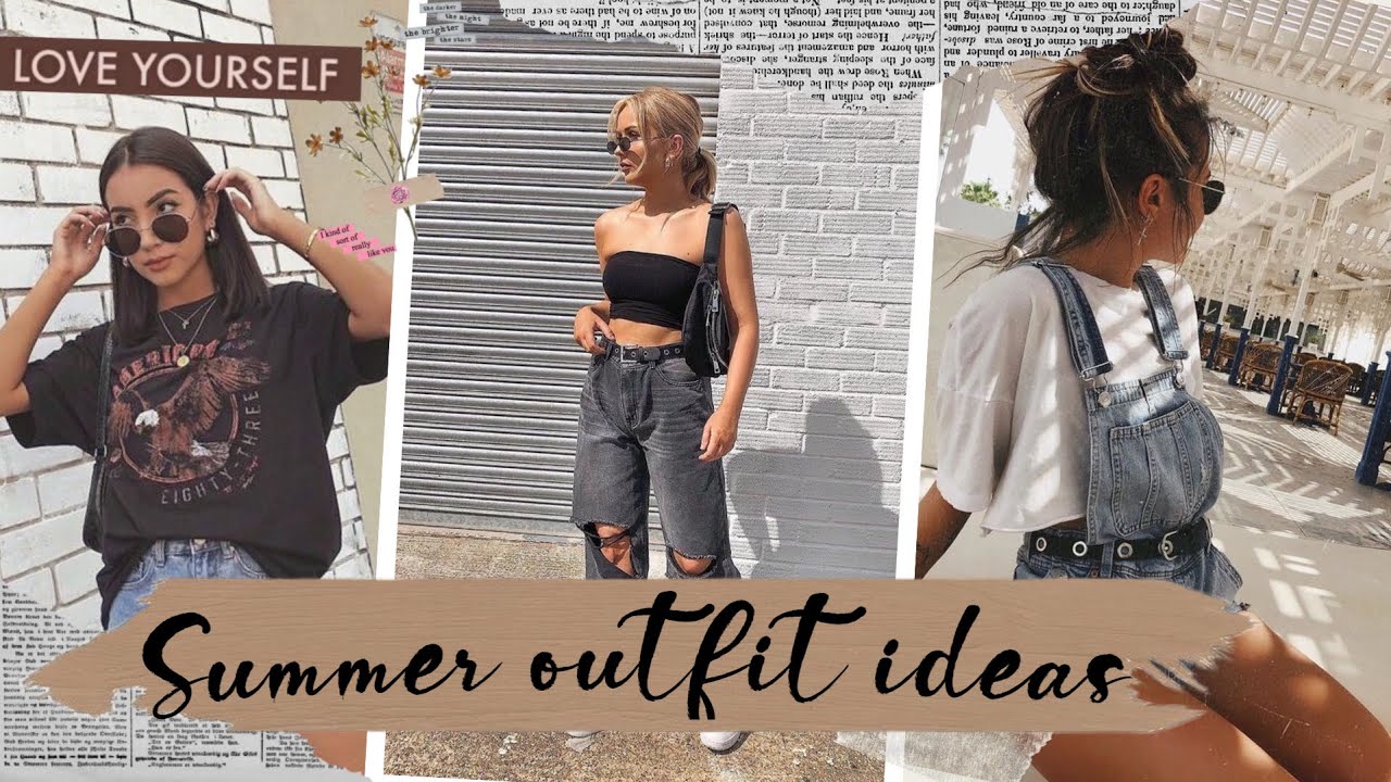 SUMMER OUTFIT IDEAS | FOR GIRLS | AESTHETIC - YouTube