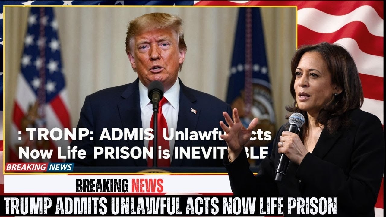 BREAKING NEWS : Trump ADMITS Unlawful Acts Now Life PRISON Is INEVITABLE — Kamala Harris-Style