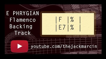 E Phrygian Flamenco Style Backing Track -  For practicing improvisation - Slow tempo